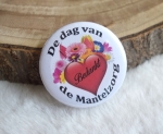 Button dag van de zorg 1 stuk drie uitvoeringen 5cm