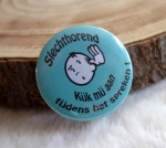 Button doof of slechthorend mannetje per stuk 5cm of 7,5cm