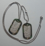 Dogtags RVS schakelketting