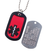 Dogtag medisch teken sticker