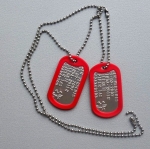 Dogtags medisch teken RVS 