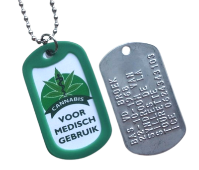 Dogtag Wiet medisch