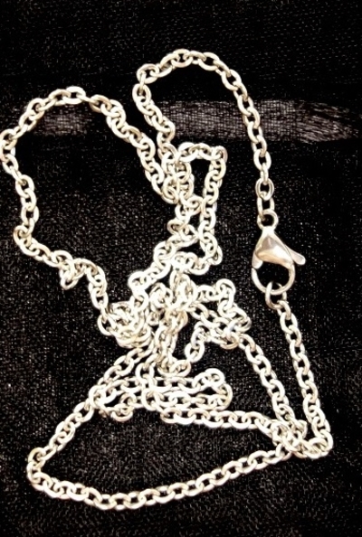 Fijne schakelketting RVS 100% 2 maten 